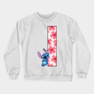 Stitch letter Crewneck Sweatshirt